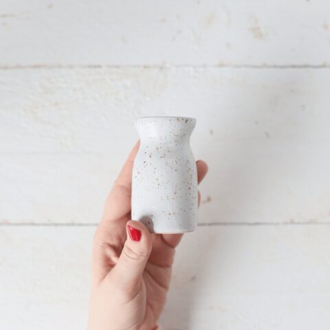 Kleine Vase aus Steinzeug