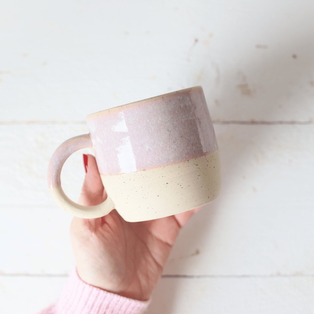 FREUDE Tasse mit Henkel aus Steinzeug – Bild 2