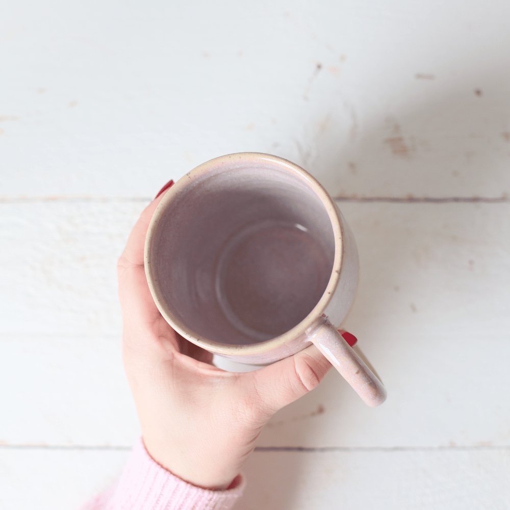 FREUDE Tasse mit Henkel aus Steinzeug – Bild 3